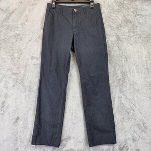 Bonobos Pants Mens 29x30 Gray Straight Leg Chino Grigios Casual Cotton Pockets